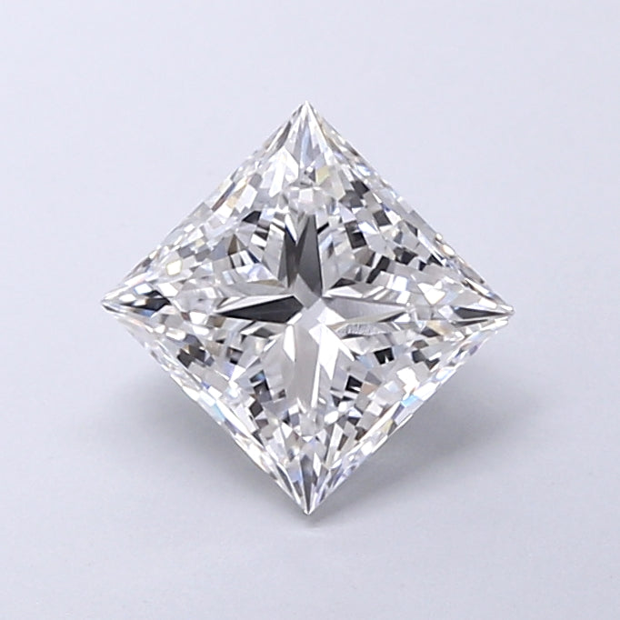 2.02 Carat Princess Shaped, Very Good Cut, D Color, VVS2 Clarity, IGI Certified Lab Grown Diamond