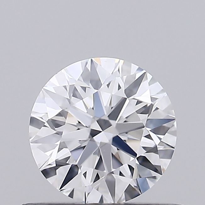 0.53 Carat Round Shaped, Ideal Cut, D Color, VVS2 Clarity, IGI Certified Lab Grown Diamond