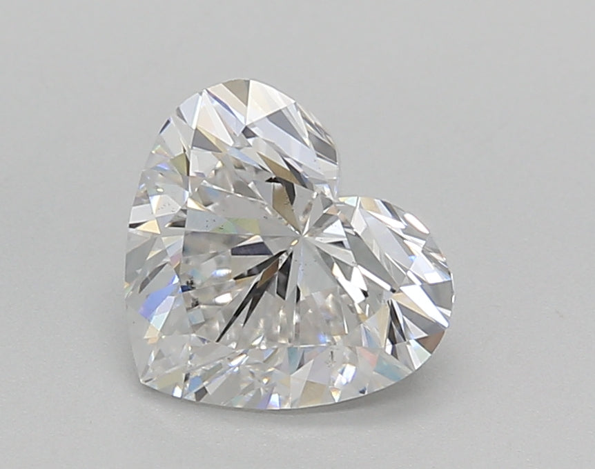 1.52 Carat Heart Shaped, Excellent Cut, E Color, VS2 Clarity, IGI Certified Lab Grown Diamond