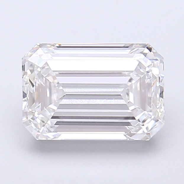 2.01 Carat Emerald Shaped, Very Good Cut, D Color, VVS2 Clarity, IGI Certified Lab Grown Diamond