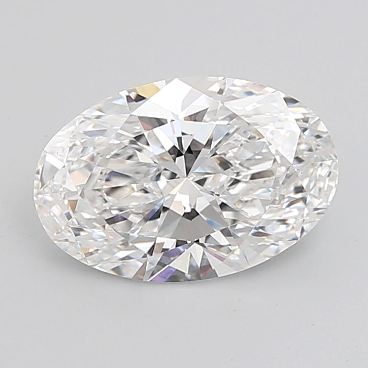5.05 Carat Oval Shaped, Ideal Cut, D Color, VS1 Clarity, IGI Certified Lab Grown Diamond