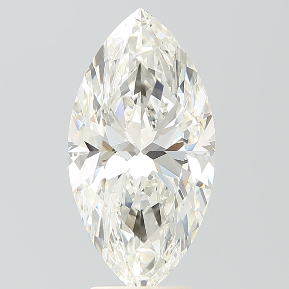 4.61 Carat Marquise Shaped, Ideal Cut, H Color, VS1 Clarity, IGI Certified Lab Grown Diamond