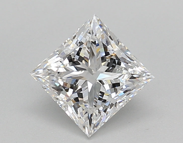 1.02 Carat Princess Shaped, Excellent Cut, D Color, VVS1 Clarity, IGI Certified Lab Grown Diamond
