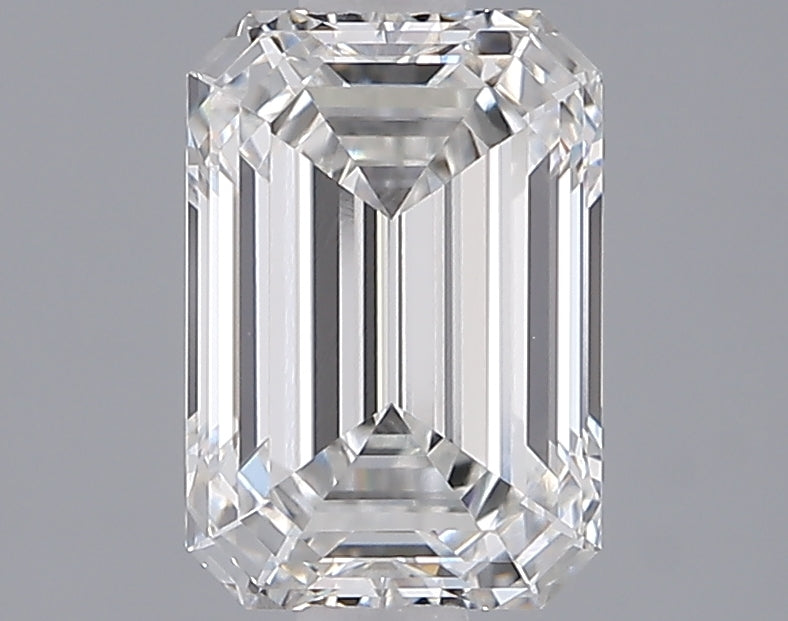 2.05 Carat Emerald Shaped, Ideal Cut, F Color, VVS1 Clarity, IGI Certified Lab Grown Diamond