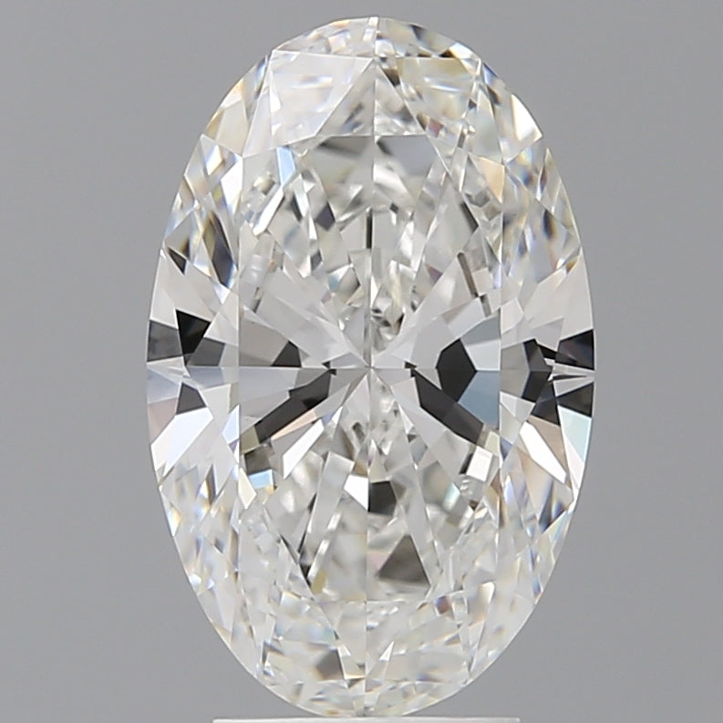 4.02 Carat Oval Shaped, Ideal Cut, E Color, VVS2 Clarity, IGI Certified Lab Grown Diamond