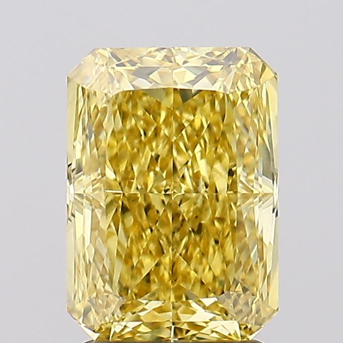 2.55 Carat Radiant Shaped, Excellent Cut, VS1 Clarity, IGI Certified Lab Grown Diamond