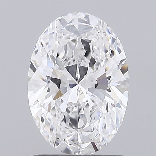 1.07 Carat Oval Shaped, Ideal Cut, D Color, IF Clarity, IGI Certified Lab Grown Diamond