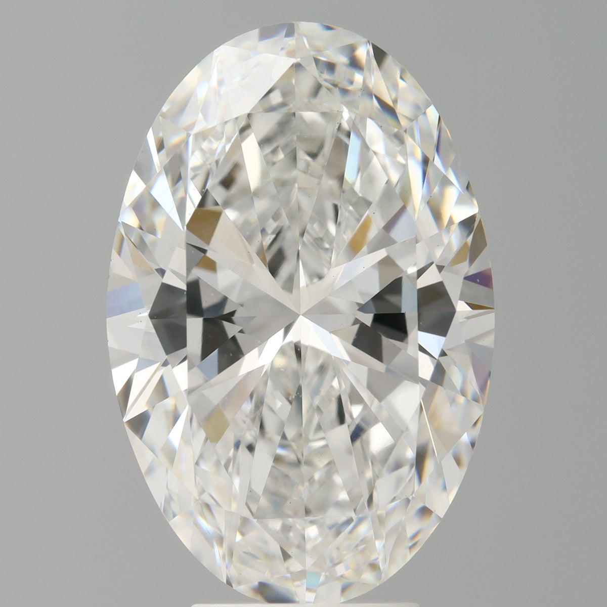 6.04 Carat Oval Shaped, Ideal Cut, F Color, VS1 Clarity, IGI Certified Lab Grown Diamond