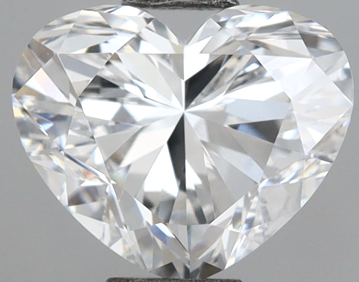 1.02 Carat Heart Shaped, Excellent Cut, D Color, VVS1 Clarity, IGI Certified Lab Grown Diamond