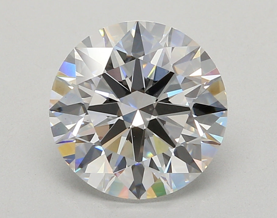 3.54 Carat Round Shaped, Ideal Cut, F Color, VS1 Clarity, IGI Certified Lab Grown Diamond