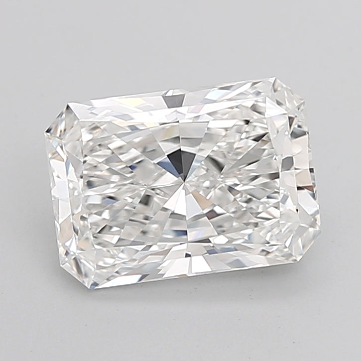 4.02 Carat Radiant Shaped, Ideal Cut, E Color, VVS2 Clarity, IGI Certified Lab Grown Diamond