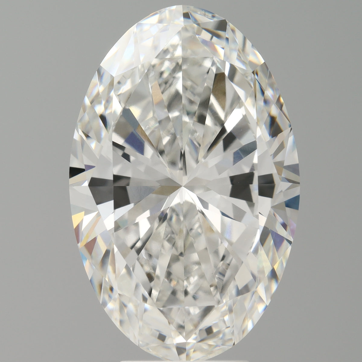 7.01 Carat Oval Shaped, Ideal Cut, F Color, VVS2 Clarity, IGI Certified Lab Grown Diamond