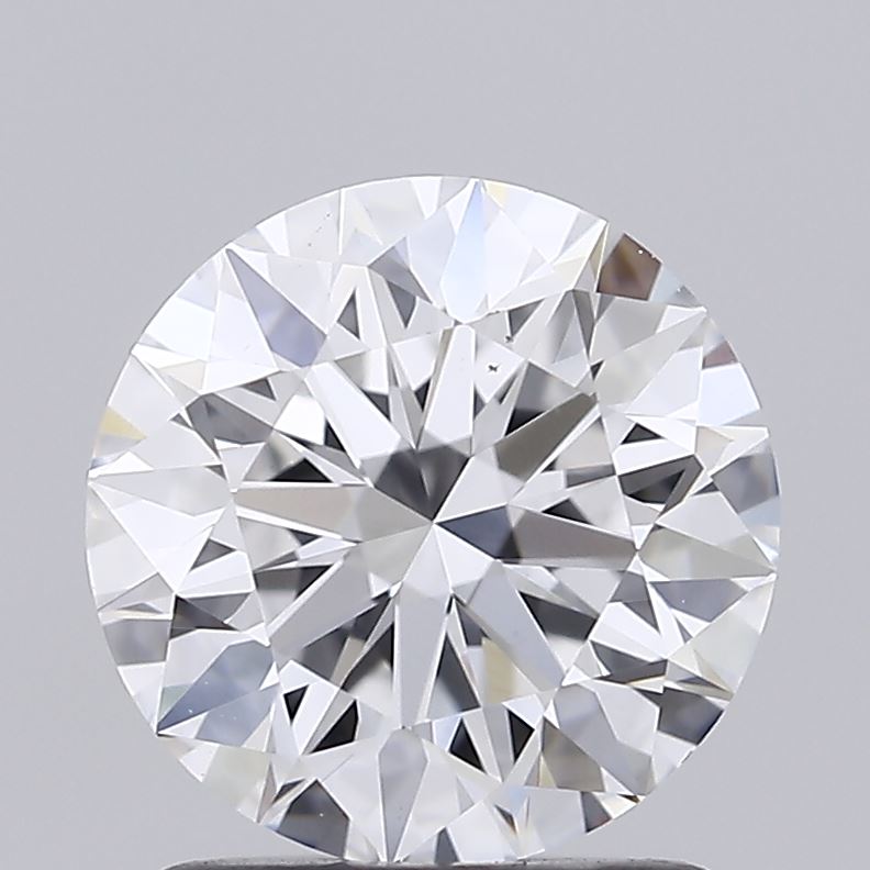 1.57 Carat Round Shaped, Ideal Cut, D Color, VS2 Clarity, IGI Certified Lab Grown Diamond