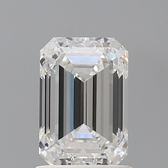 1.50 Carat Emerald Shaped, Ideal Cut, D Color, VS1 Clarity, IGI Certified Lab Grown Diamond