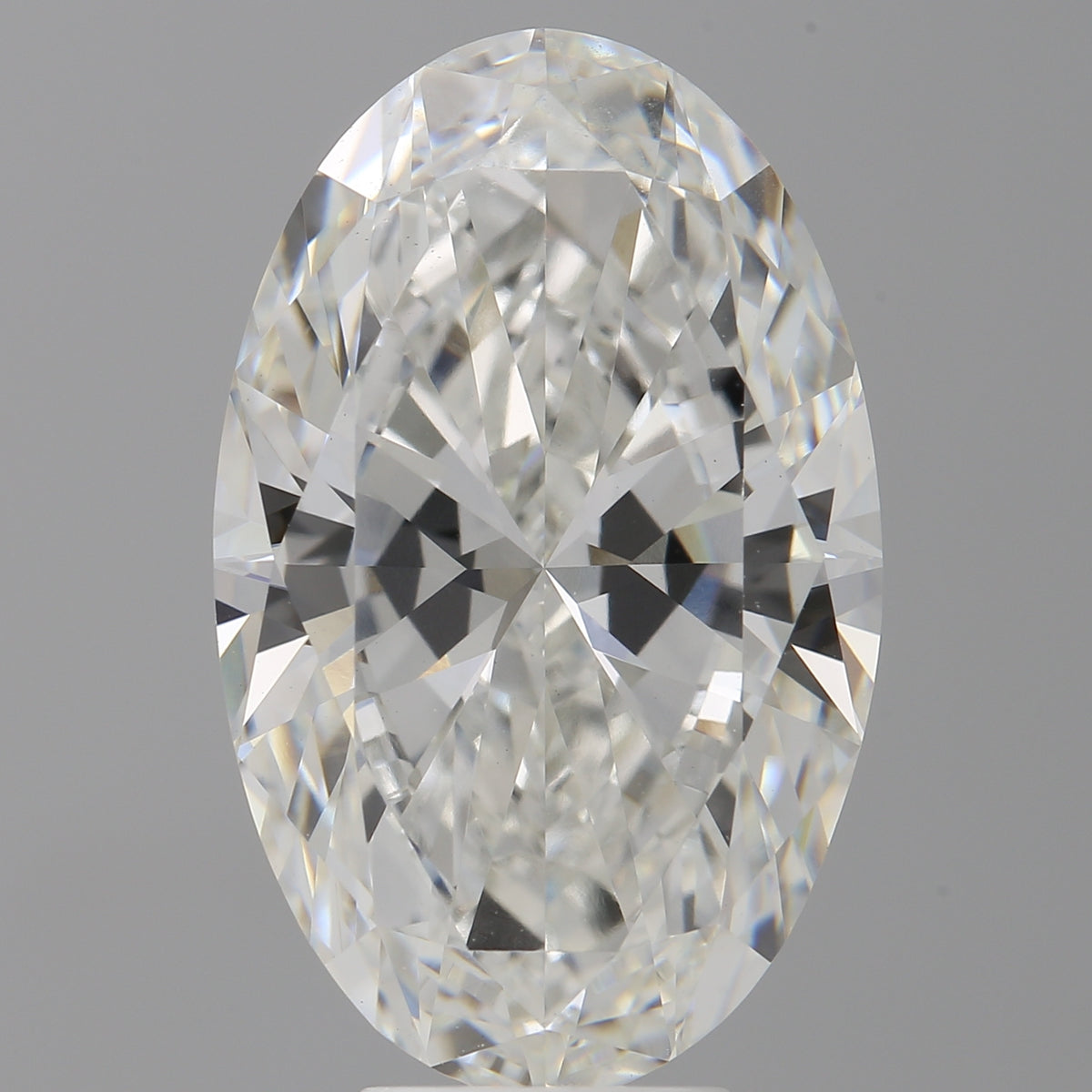 7.54 Carat Oval Shaped, Ideal Cut, F Color, VVS2 Clarity, IGI Certified Lab Grown Diamond