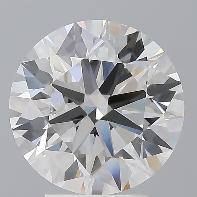 4.03 Carat Round Shaped, Ideal Cut, E Color, VVS2 Clarity, IGI Certified Lab Grown Diamond