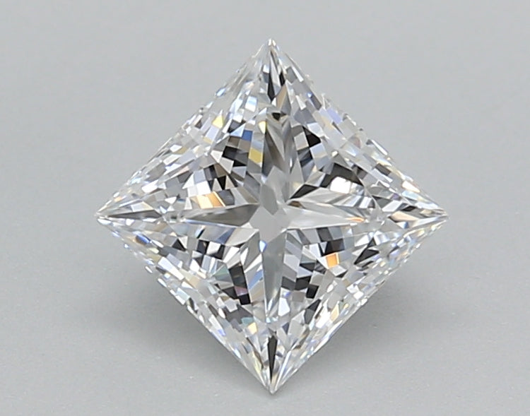 1.02 Carat Princess Shaped, Excellent Cut, D Color, VVS1 Clarity, IGI Certified Lab Grown Diamond