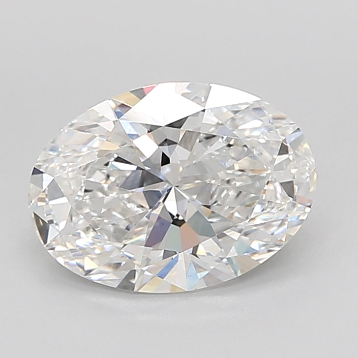 4.05 Carat Oval Shaped, Ideal Cut, E Color, VS1 Clarity, IGI Certified Lab Grown Diamond