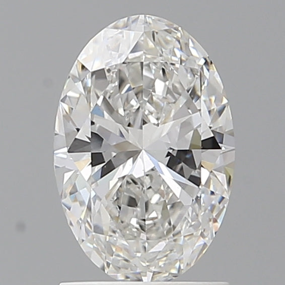 1.50 Carat Oval Shaped, Ideal Cut, E Color, VS1 Clarity, IGI Certified Lab Grown Diamond