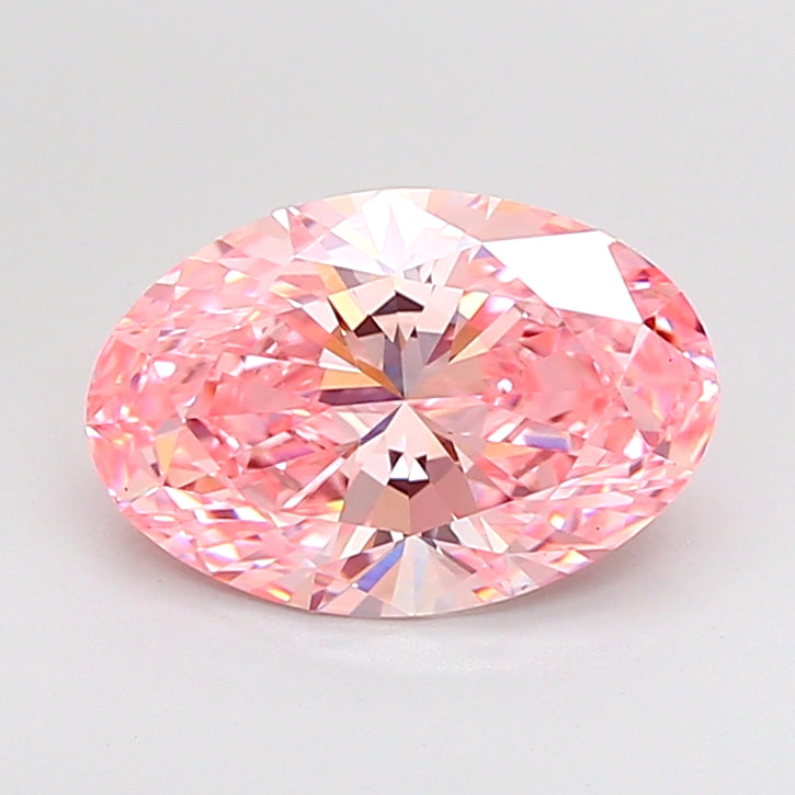 2.60 Carat Oval Shaped, Ideal Cut, VS1 Clarity, IGI Certified Lab Grown Diamond
