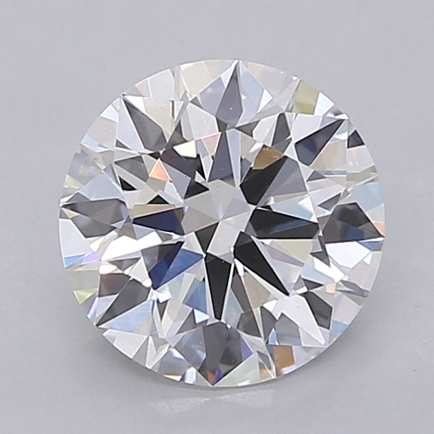 2.03 Carat Round Shaped, Ideal Cut, D Color, VS2 Clarity, IGI Certified Lab Grown Diamond