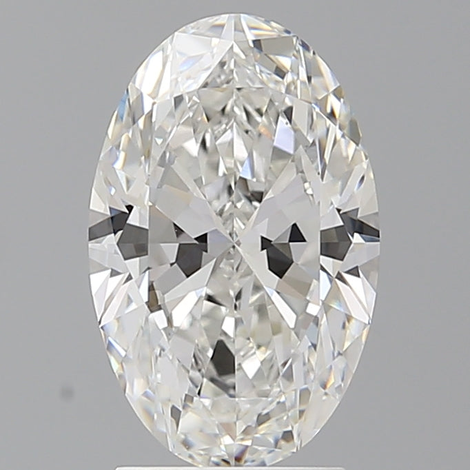 2.56 Carat Oval Shaped, Ideal Cut, E Color, VVS2 Clarity, IGI Certified Lab Grown Diamond