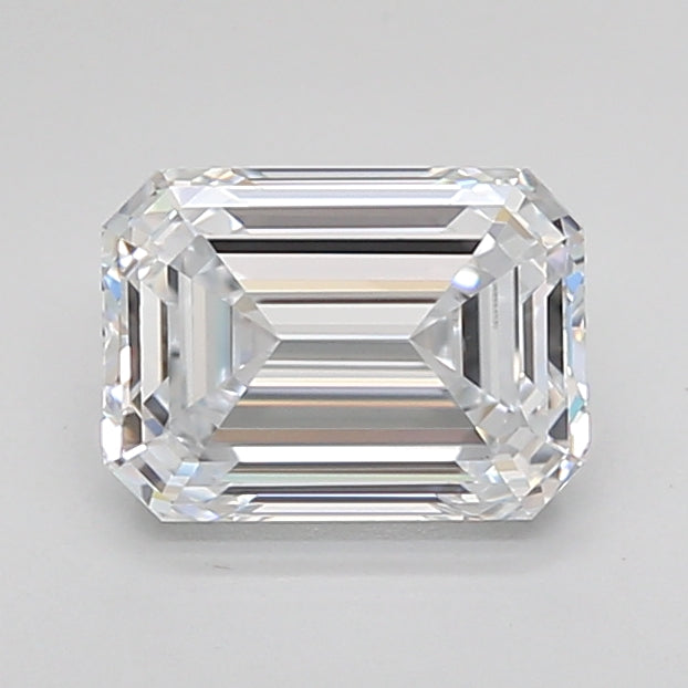 1.53 Carat Emerald Shaped, Ideal Cut, E Color, VS1 Clarity, IGI Certified Lab Grown Diamond