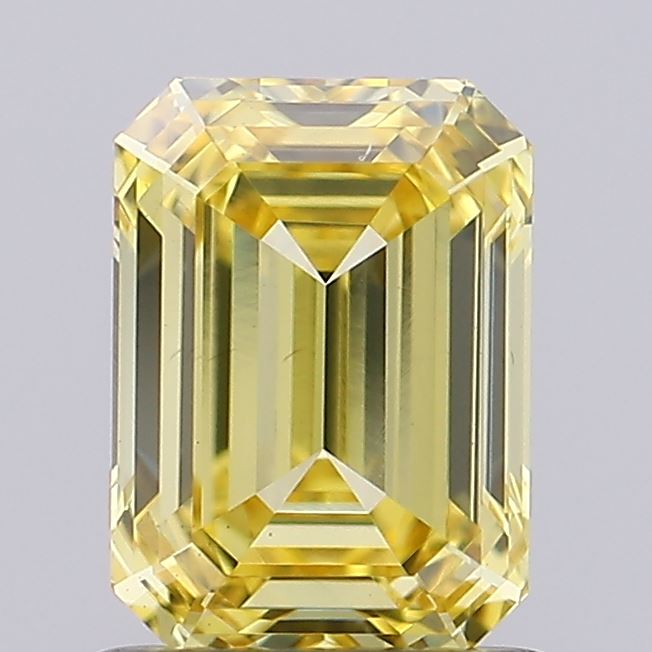 1.01 Carat Emerald Shaped, Ideal Cut, VS1 Clarity, IGI Certified Lab Grown Diamond