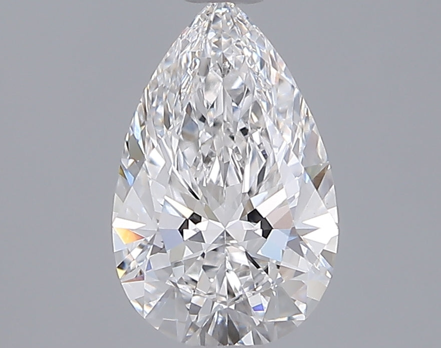 1.55 Carat Pear Shaped, Ideal Cut, E Color, VVS2 Clarity, IGI Certified Lab Grown Diamond