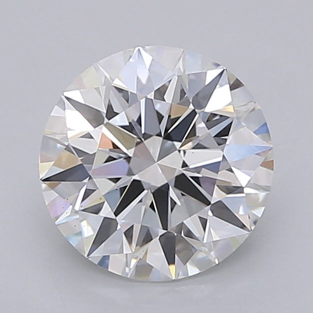 2.05 Carat Round Shaped, Ideal Cut, E Color, VS2 Clarity, IGI Certified Lab Grown Diamond