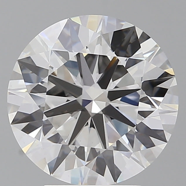4.03 Carat Round Shaped, Ideal Cut, E Color, VVS2 Clarity, IGI Certified Lab Grown Diamond