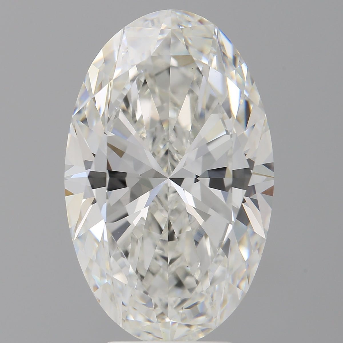 6.05 Carat Oval Shaped, Ideal Cut, F Color, VVS2 Clarity, IGI Certified Lab Grown Diamond