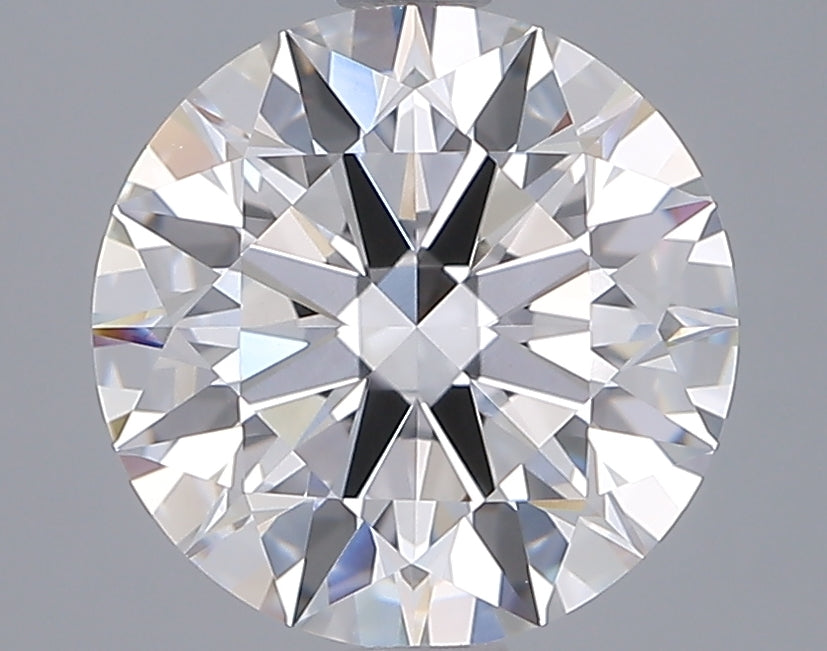 3.04 Carat Round Shaped, Ideal Cut, D Color, VVS2 Clarity, IGI Certified Lab Grown Diamond