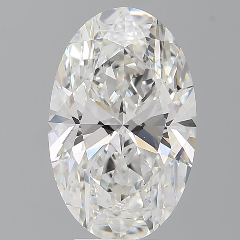 4.57 Carat Oval Shaped, Ideal Cut, E Color, VVS2 Clarity, IGI Certified Lab Grown Diamond