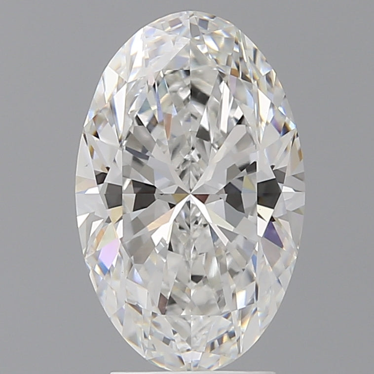3.60 Carat Oval Shaped, Ideal Cut, E Color, VVS2 Clarity, IGI Certified Lab Grown Diamond