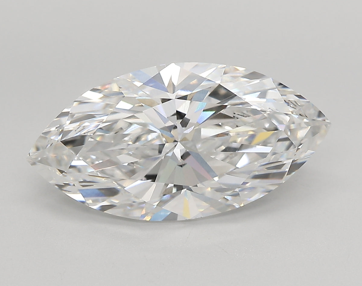 4.43 Carat Marquise Shaped, Very Good Cut, E Color, VVS1 Clarity, IGI Certified Lab Grown Diamond