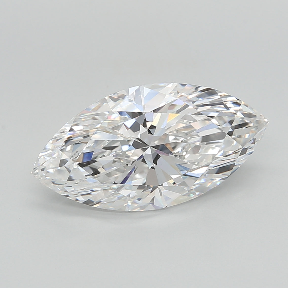 3.10 Carat Marquise Shaped, Ideal Cut, E Color, VVS2 Clarity, IGI Certified Lab Grown Diamond