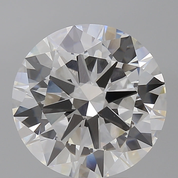 4.58 Carat Round Shaped, Excellent Cut, E Color, VVS2 Clarity, IGI Certified Lab Grown Diamond