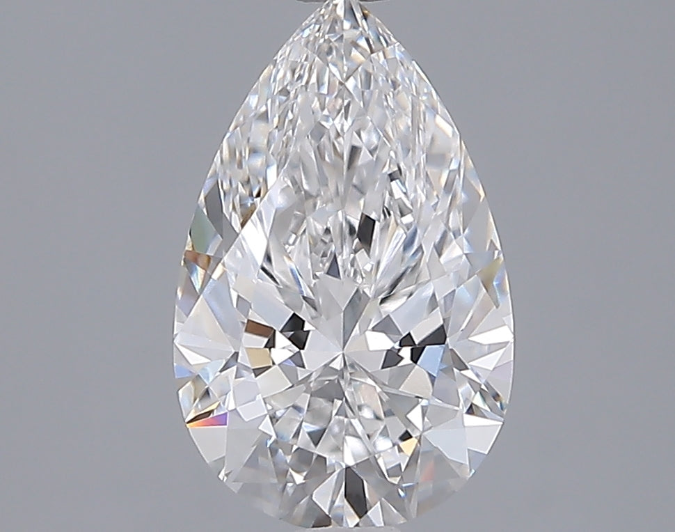 2.07 Carat Pear Shaped, Ideal Cut, D Color, VVS1 Clarity, IGI Certified Lab Grown Diamond