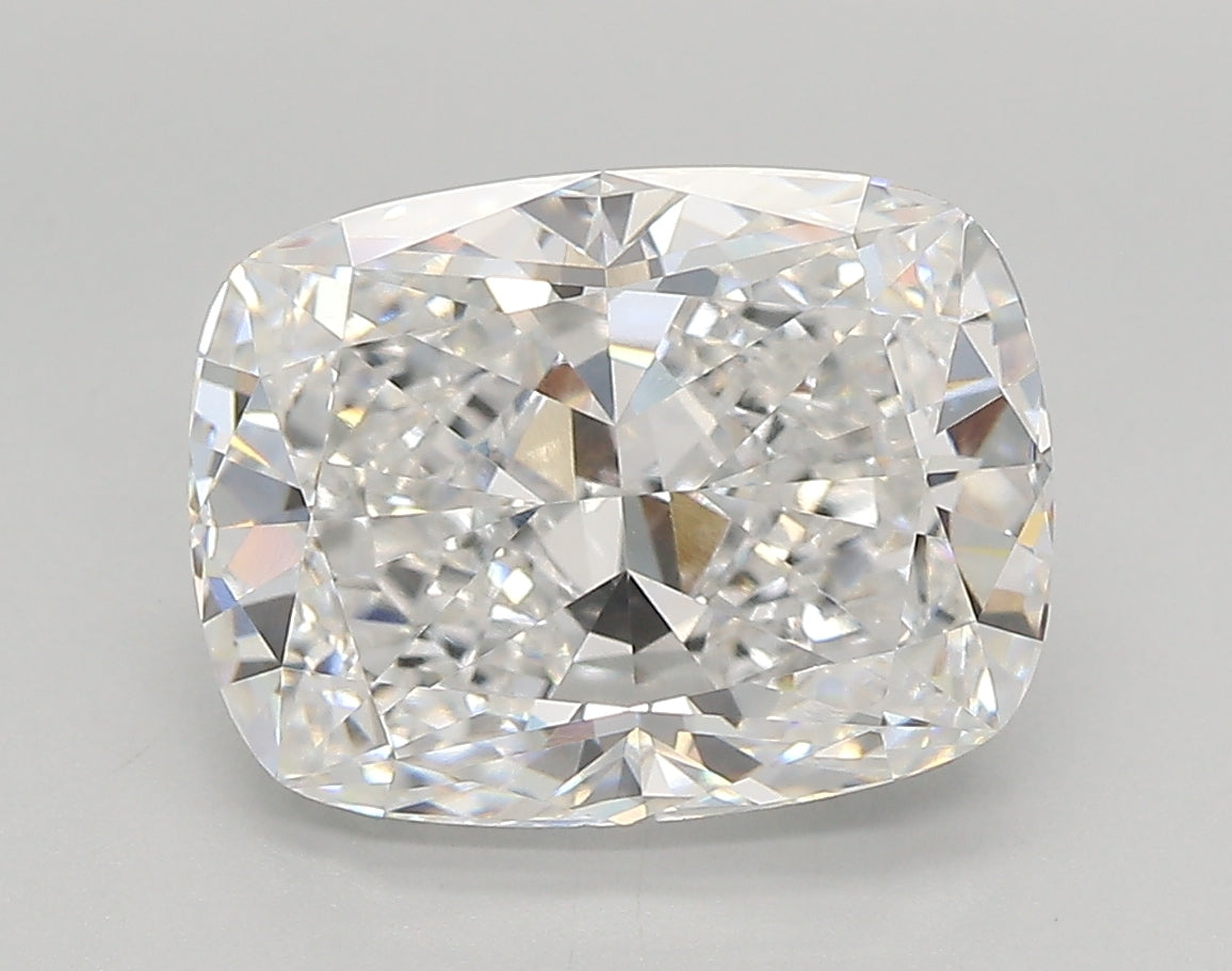 4.02 Carat Cushion Shaped, Very Good Cut, D Color, VVS2 Clarity, IGI Certified Lab Grown Diamond