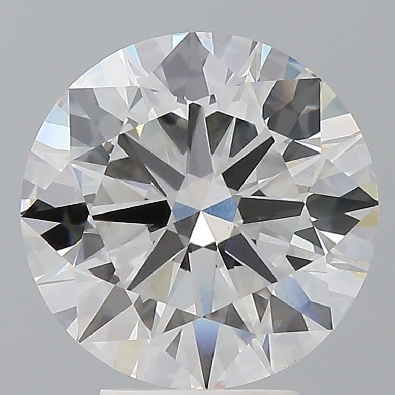 4.56 Carat Round Shaped, Ideal Cut, E Color, VVS2 Clarity, IGI Certified Lab Grown Diamond
