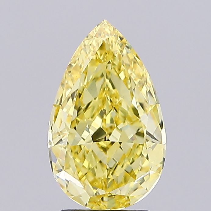 3.16 Carat Pear Shaped, Excellent Cut, VVS2 Clarity, IGI Certified Lab Grown Diamond