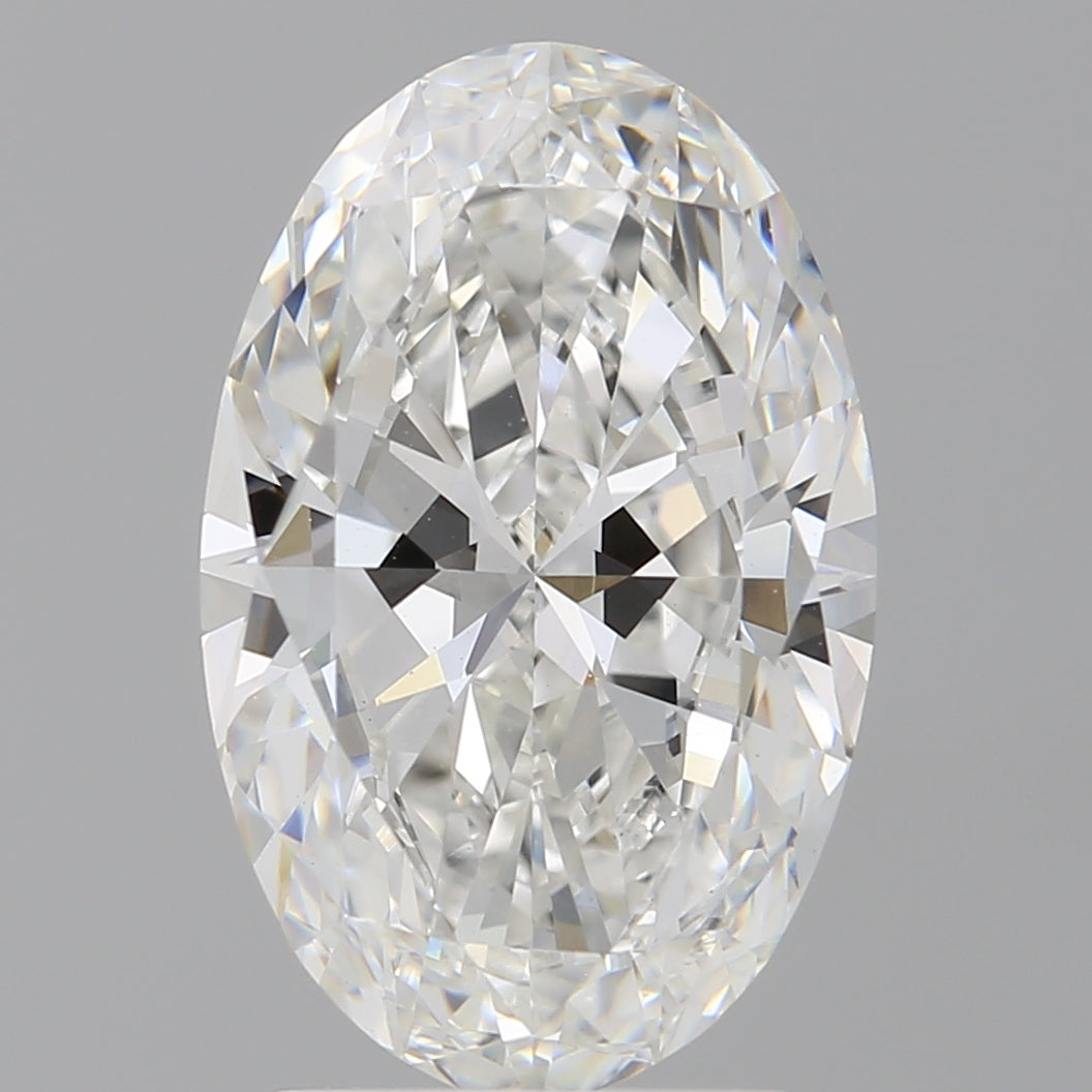 3.05 Carat Oval Shaped, Ideal Cut, F Color, VVS2 Clarity, IGI Certified Lab Grown Diamond