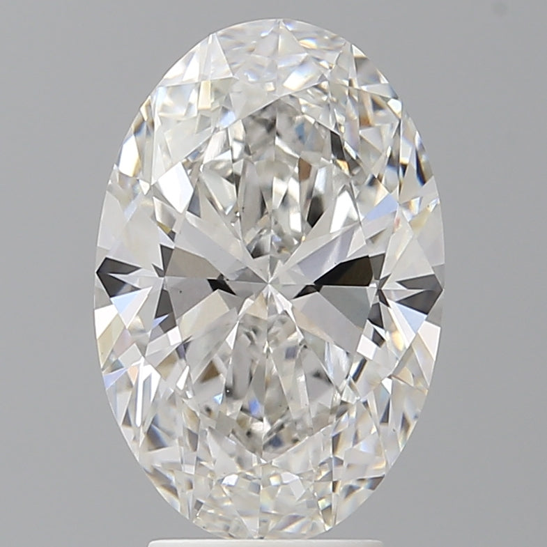 4.05 Carat Oval Shaped, Ideal Cut, F Color, VS1 Clarity, IGI Certified Lab Grown Diamond