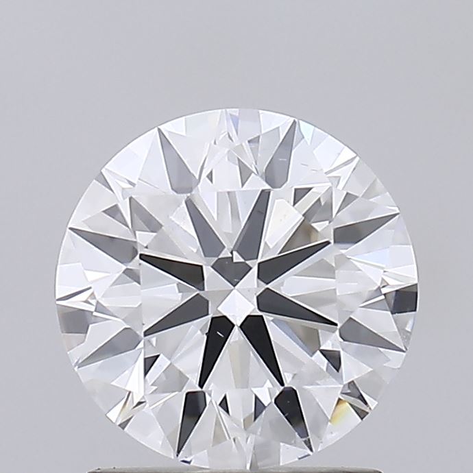 1.51 Carat Round Shaped, Ideal Cut, D Color, VS2 Clarity, IGI Certified Lab Grown Diamond