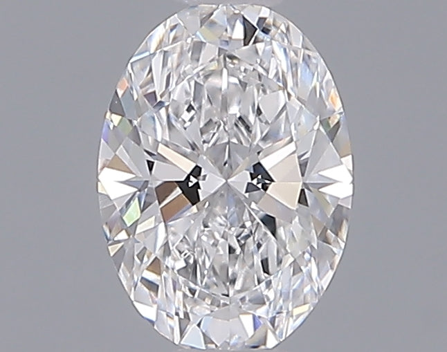 0.71 Carat Oval Shaped, Ideal Cut, D Color, VVS2 Clarity, IGI Certified Lab Grown Diamond