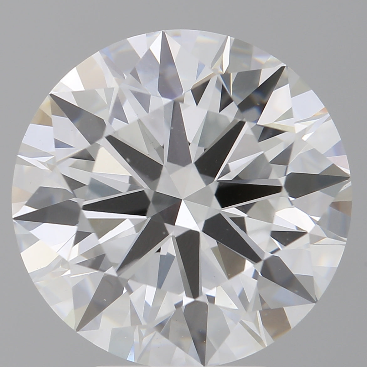 6.01 Carat Round Shaped, Ideal Cut, F Color, VVS2 Clarity, IGI Certified Lab Grown Diamond