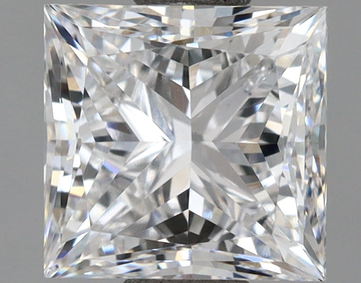 1.49 Carat Princess Shaped, Ideal Cut, D Color, VS1 Clarity, IGI Certified Lab Grown Diamond