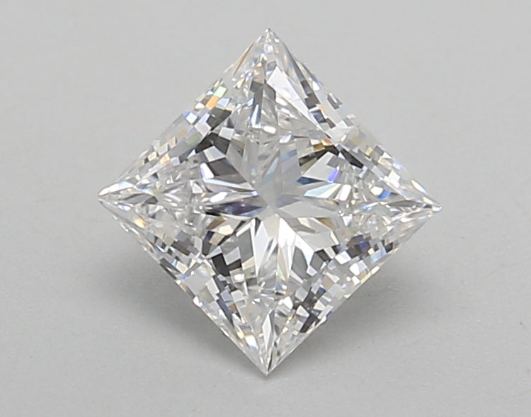 1.00 Carat Princess Shaped, Very Good Cut, D Color, VVS2 Clarity, IGI Certified Lab Grown Diamond