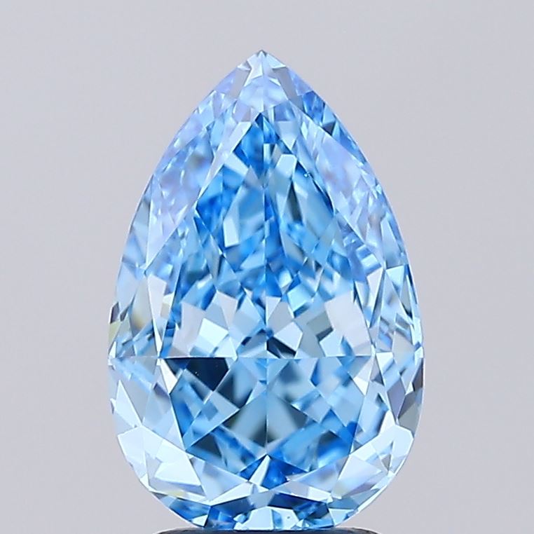 2.96 Carat Pear Shaped, Very Good Cut, VS1 Clarity, IGI Certified Lab Grown Diamond